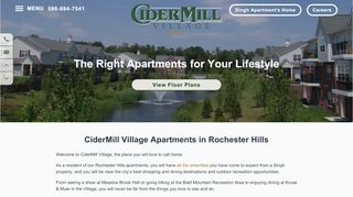 
                            1. Bloomer Park Rochester Hills, MI Apartments | CiderMill Village