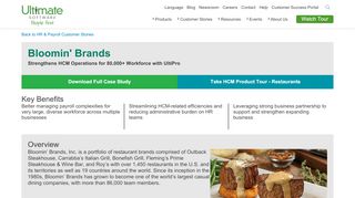 
                            4. Bloomin' Brands Case Study | Payroll, Talent, Onboarding