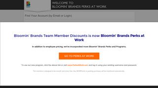 
                            8. Bloomin' Brands Perks at Work
