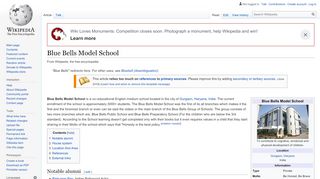 
                            8. Blue Bells Model School - Wikipedia