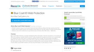 
                            7. Blue Coat K9 Web Protection - Should I Remove It?