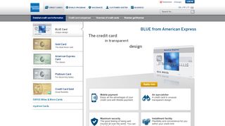 
                            6. BLUE credit card. American Express®