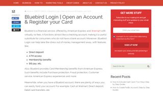 
                            7. Bluebird Login | Open an Account & Register your Card ...