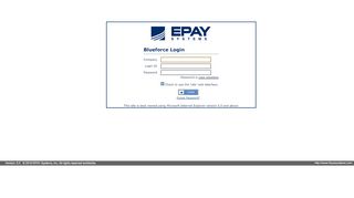 
                            2. Blueforce Login - EPAY Systems