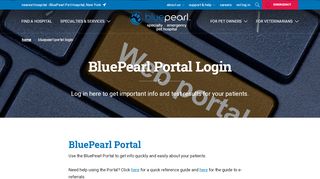 
                            5. BluePearl Portal Login | BluePearl Specialty + Emergency Pet Hospital