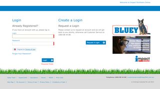 
                            5. bluey.impactfert.com.au - Customer Login