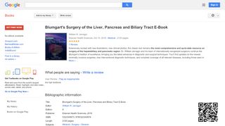 
                            9. Blumgart's Surgery of the Liver, Pancreas and Biliary Tract ...