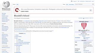 
                            6. Blundell's School - Wikipedia