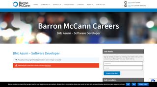 
                            9. BMc Azurri - Software Developer — Barron McCann