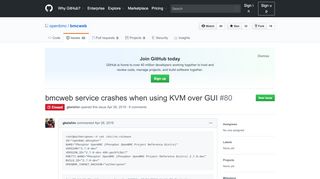 
                            9. bmcweb service crashes when using KVM over GUI · Issue ...