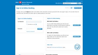 
                            1. BMO Bank of Montreal Online Banking - bmo.com