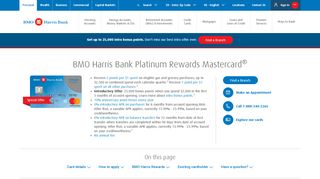 
                            5. BMO Harris Bank Platinum Rewards Mastercard