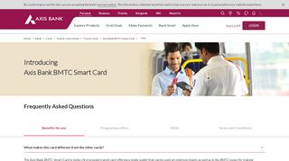 
                            1. BMTC Smart Card - FAQs - Axis Bank