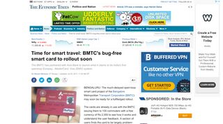 
                            8. BMTC Smart Card: Time for smart travel: BMTC's …