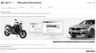 
                            8. BMW - Aftersales Online System