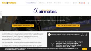 
                            4. Board Courier airmates - Time:Matters