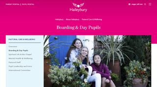 
                            9. Boarding & Day Pupils - Haileybury