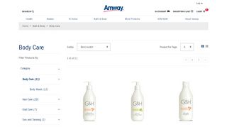 
                            3. Body Care - Amway Australia