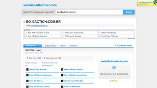 
                            4. bo.i9action.com.br at WI. I9ACTION : Login - Website Informer