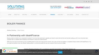 
                            9. Boiler Finance - Solutions Plumbing in partnership with Ideal4Finance