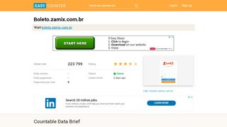 
                            2. Boleto.zamix.com.br: ZAMIX - Identifique-se - Easy Counter