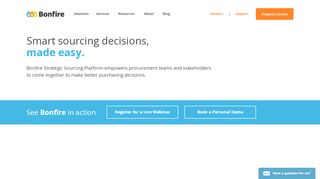 
                            7. Bonfire Strategic Sourcing Platform | Procurement Software