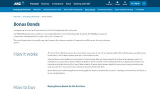 
                            7. Bonus Bonds | ANZ