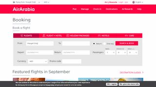 
                            7. Book a flight | Air Arabia