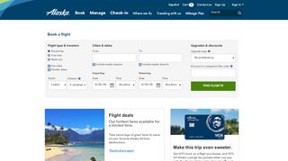 
                            3. Book a flight reservation today | Alaska Airlines