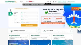 
                            9. Book Cheap Flights and Budget Hotels Online - HappyEasyGo