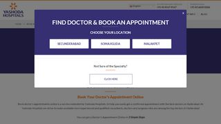 
                            2. Book Doctor's Appointment Online | Best Hospitals in Hyderabad