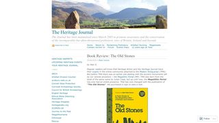 
                            5. Book Review: The Old Stones | The Heritage Journal