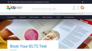 
                            8. Book Your Test | IDP Canada