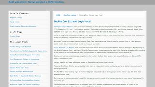 
                            5. Booking Com Extranet Login Hotel - Best Vacation Travel ...
