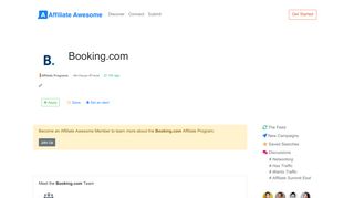 
                            9. Booking.com - Affiliate Awesome