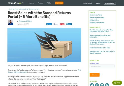 
                            3. Boost Sales with the Branded Returns Portal (+ 5 More ... - ShipStation