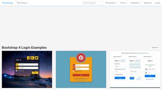 
                            10. Bootstrap 4 Login Examples - Bootsnipp.com