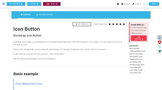 
                            7. Bootstrap Icon Button - examples & tutorial. Basic ...