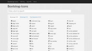 
                            2. Bootstrap Icons - Bootstrap Icon Search