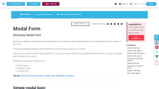 
                            2. Bootstrap Modal Form - examples & tutorial. Basic ...