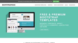 
                            7. Bootstrapious - Free Bootstrap Themes & Templates