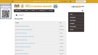 
                            4. Borang OSC | Portal Rasmi Majlis Daerah Marang (MDM)