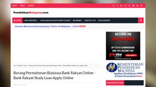 
                            11. Borang Permohonan Biasiswa Bank Rakyat Online - Bank ...