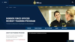 
                            5. Border Force Officer Recruit Traineeship - abf.gov.au