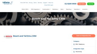 
                            4. Bosch and Tall Emu CRM - Tall Emu CRM Australia