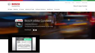 
                            2. Bosch eBike Connect - Bosch App Center