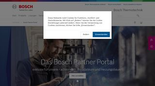 
                            2. Bosch Partner Portal | Bosch Thermotechnik - Bosch Thermotechnology