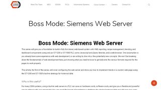 
                            6. Boss Mode: Siemens Web Server - corsosystems.com