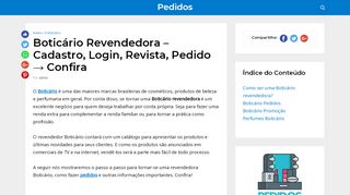 
                            5. Boticário Revendedora – Cadastro, Login, Revista, Pedido ...