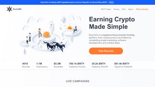 
                            4. Bounty0x - Earning Crypto Made Simple